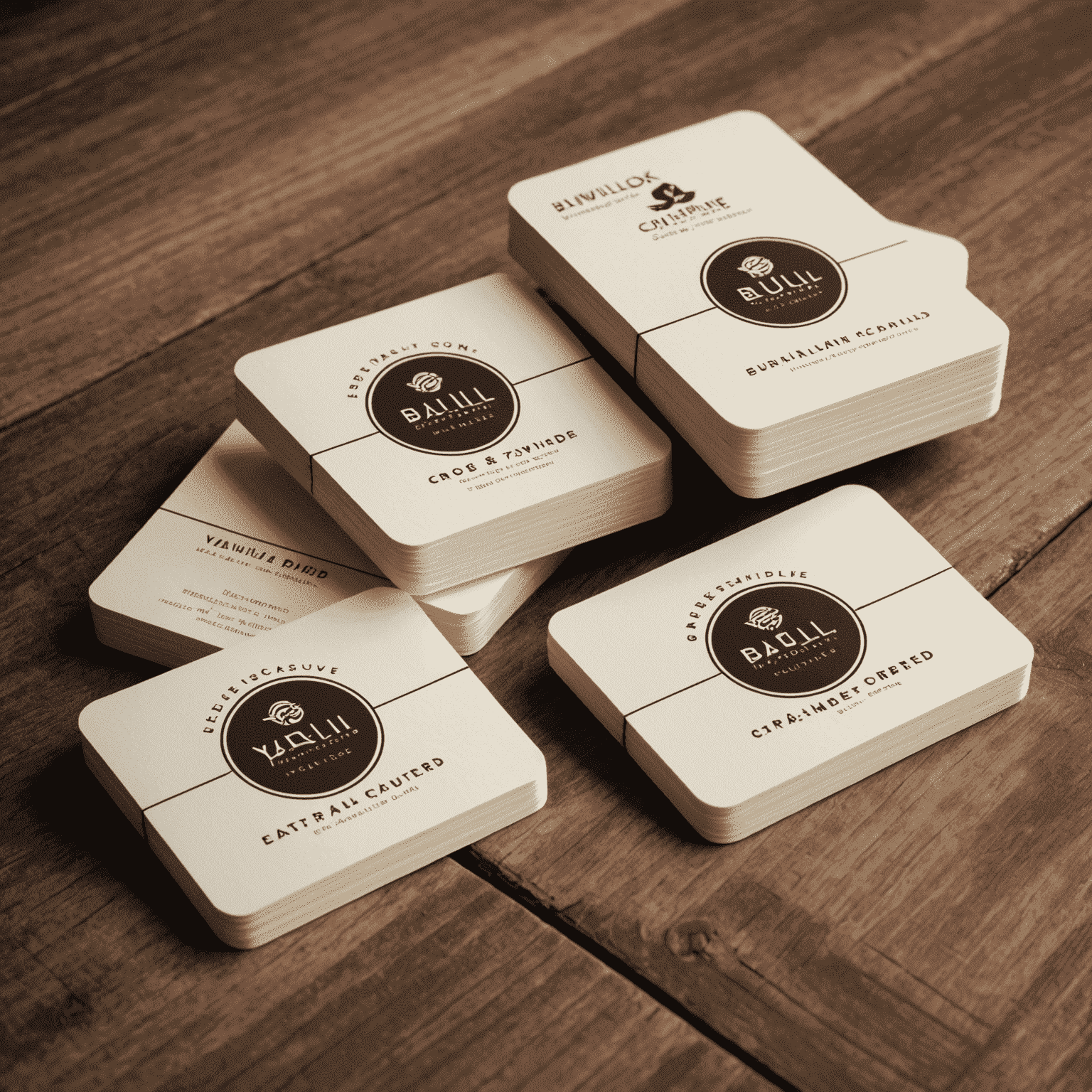 A stack of Vanilla Gift Cards with a corporate logo, showcasing bulk ordering options for businesses