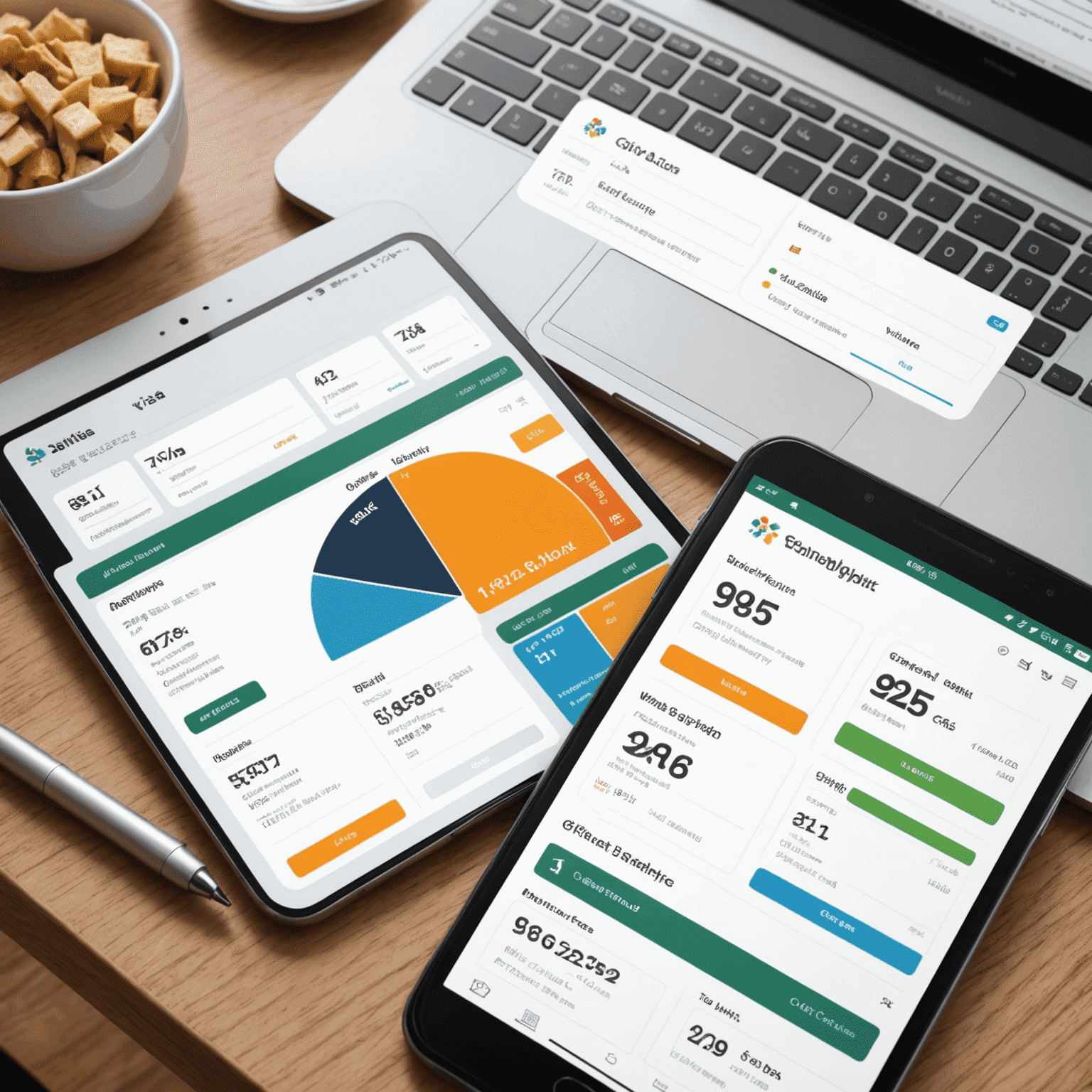 A dashboard showing analytics and reports for corporate Vanilla Gift Visa Gift Card usage